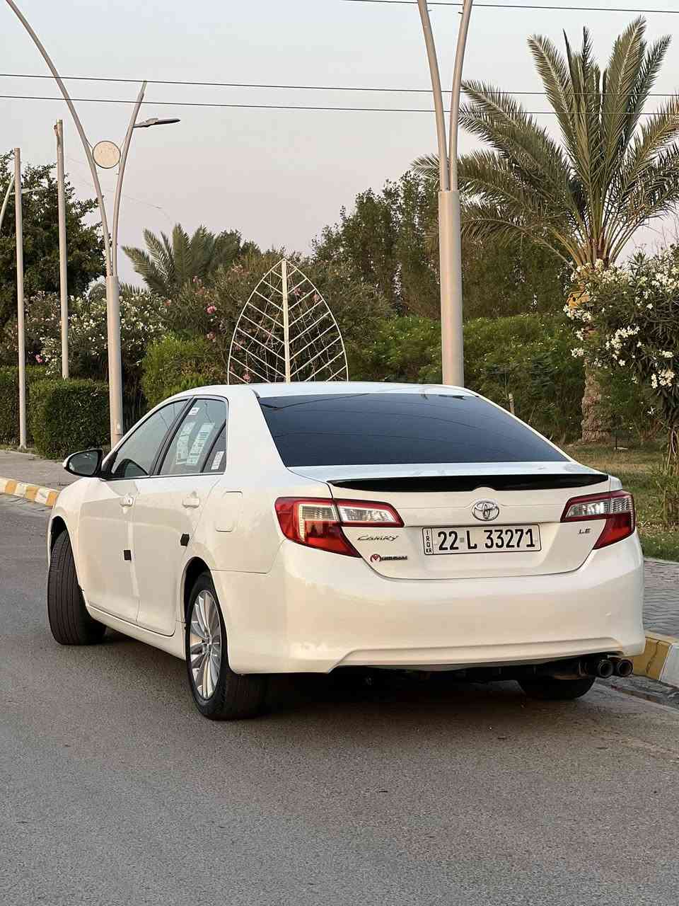 السلام عليكم
تويوتا كامري خليجي موديل2015 
مواصفات LE
رقم اربيل باسمي شرط التحويل بدون غرامات 
السياره بيها 3 قطع بدون دواخل ولا شواصي 
السياره شرط بدون اي نقص ولا تحتاج اي مصرف تصعد وتتوكل نظيفه ونصبتها كلش حلوة 
سعر السيارة 124 وبيها مجال كلش بسيط 
للاستفسار: ***********
مكان السياره : تكريت
