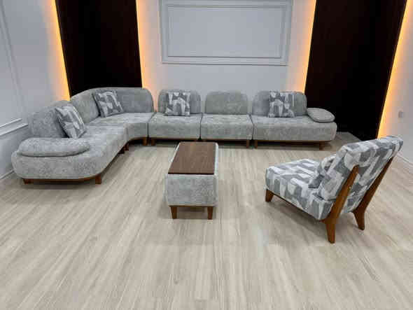 تختم قنفات زاويه 8 مقاعد هيكل خشب زان روسي طبيعي 
قماش وتر بروڤ بيبي فيس 
سفنج ظغط 35 
صناعه فاخره مودرن 
السعر مليون و 850 الف دينار فقط 💵 
متوفر 3 ألوان
النقل مجاني لجميع المحافظات 🚛 
للحجز والاستفسار مراسله الصفحه أو الاتصال على الرقم التالي 0785 875 0780  متوفر واتساب
