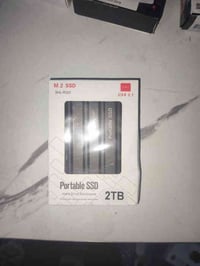 متوفر هارد خارجي ذاكره 2 تيرا. نفس ما موضح بصوره بقة اخير 3 قطع فقط وا...