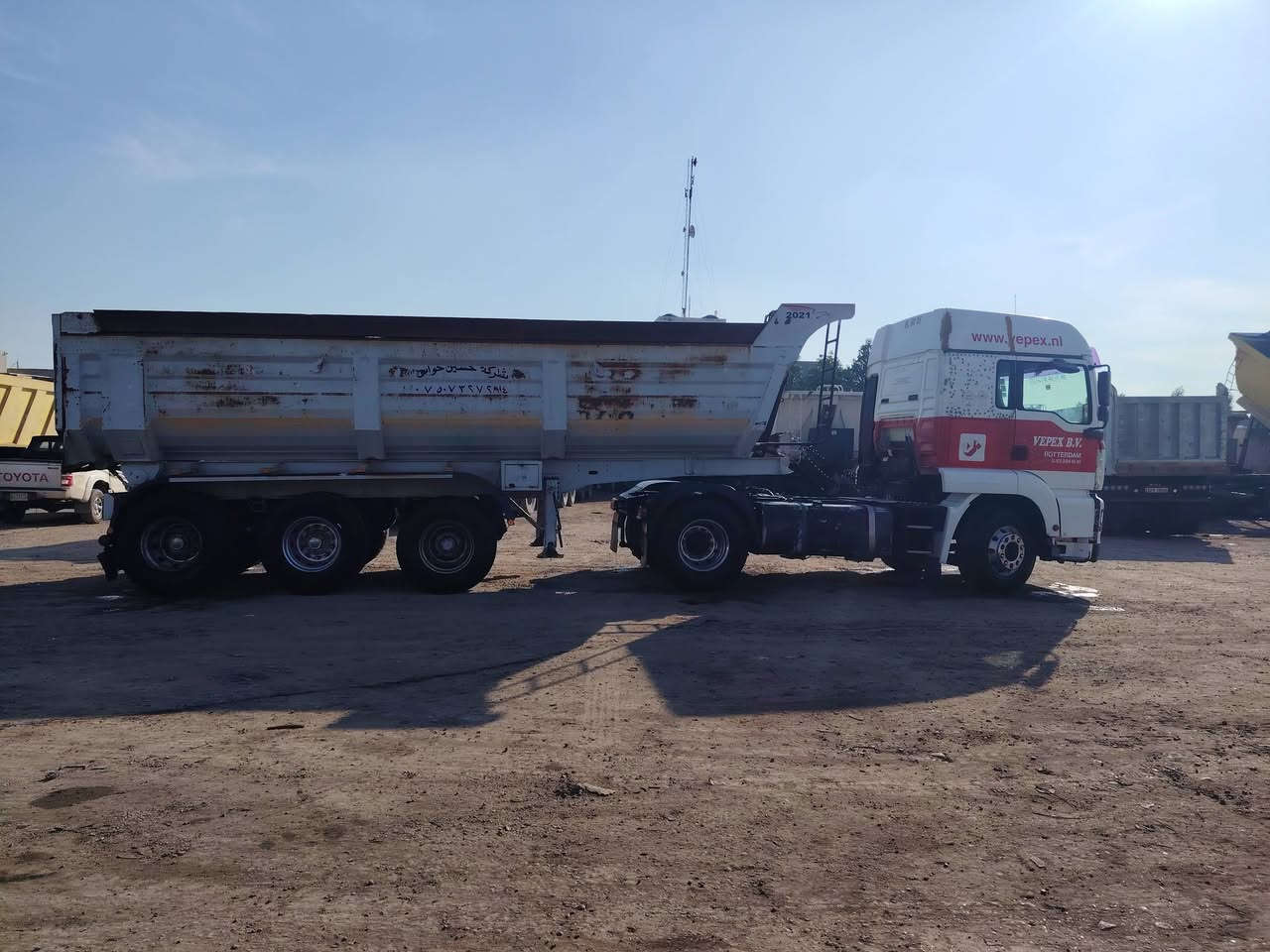 سلام عليكم مان موديل ٢٠٠١ سنويه راس  فقط مامربوطه سنويه لل 29 المكينه 410 بم ونوزل مكاني بغداد السعر 270 وبيهه مجال
***********
***********
غير متواجد على بالتعليقات
اتصل بيك خير وتدلل
