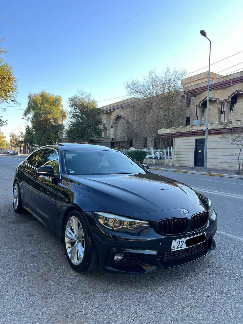 BMW 430i 2018
فول مواصفات سيارة 
ضرر سيارة نص جاملغ خلفي صبغ 
صندوق مبدل بيلاد بدون ارباك
سيارة جديد مابي نقص 
كير محرك بشرط
مكان اربيل 
سعر ١٧٨ ورقة مجال بسيط 
رقم الهاتف ***********
واتساب موجود
