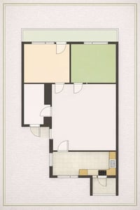 الرمادي شارع المعارض • ١٠٠م² • غرفتين