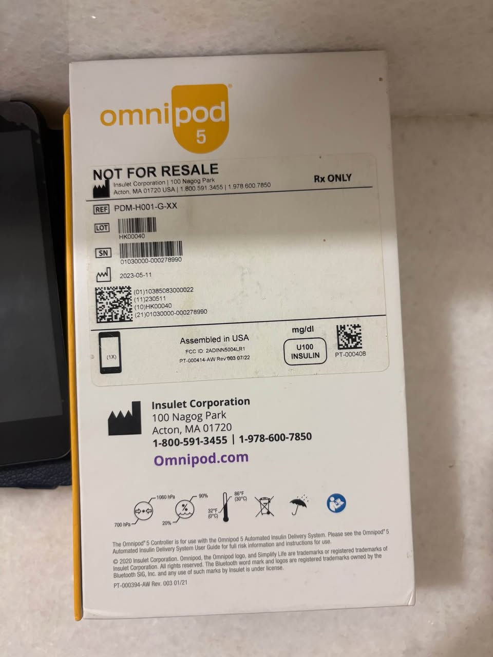 السلام عليكم

جهاز مضخة انسولين omni pod 5 آخر اصدار مستخدمة شهر واحد فقط بعدهة بلاسق الشركة تنطي انسولين تلقائي تغنيك عن الابر والاقلام تسمى البنكرياس الصناعي العنوان ميسان قطاع 30 للاستفسار واتساب او اتصال على *********** عمارة, ميسان
