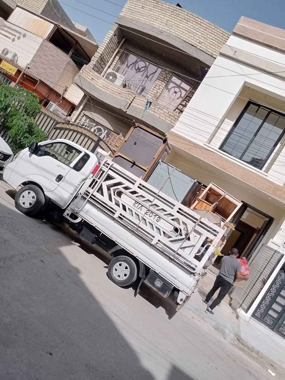السلام عليكم🙋‍♂️ زبائننا الكرام
***********
*********** اتصال/ *يوجدلدينا كيا حمل لنقل الأثاث داخل وخارج بغداد وبسمايه وجميع المحافظات🌎🧿وبأسعار مناسبا 💸💸💸💸
***********اتصال/ ويانه كلشي سهل باذن الله ***********
 من نقل الاثاث العام 🌹والتحويلات من بيت💚الى بيت* اخر 🏘️ 💒🏯🏯🏯🏯🏯
ومن بغداد الى المحافظات او بالعكس
 توجد سيارات (كيا بنگو/🚛/) وكادر كامل من العمال الموهوبين في حمل الاثاث الاتصال على الرقام التالية ***********
         ***********
