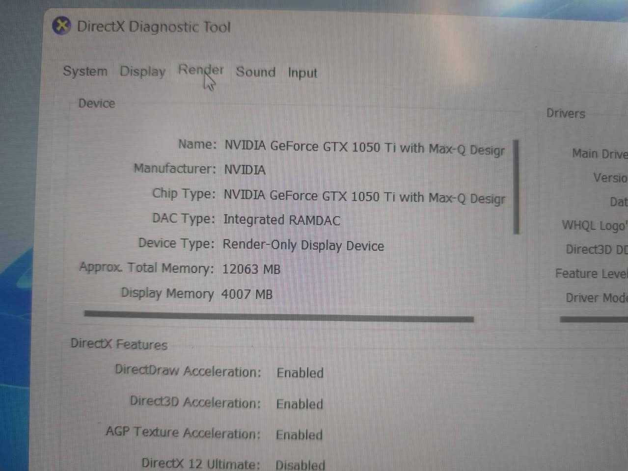 Dell xps 15
i7 8750H
ram ddr4 16gb
ssd 512gb
gtx 1050ti 
شاشة 15 inch موصل, نينوى


**إذا كنت صاحب هذا الإعلان وتريد حذفه لأي سبب، رجاءا أرسل رسالة إلى الدعم الفني**
