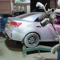 كيا سيراتو • سيستم استلس 2 بوصة • بوابة ياباني ضمان