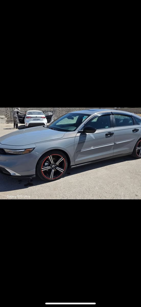 هوندا أكورد سبورت هايبرد موديل 2024،

حجم المحرك : 2000 sport هايبرد

ضرر السياره : موضح بالصور وتبديل بنيد فقط…

حالة الايرباك : تكمه ودركه وكله راجع بلادي شركه…

المسافه المقطوعه : 14 الف كم

#مواصفات

• مكينه 2000

• شاشة كبيرة كار بلي

• بصمة تشغيل وابواب

•فتحه

• كاميرا خلفية 3 انظمة

• كرسي كهرباء  

• مري هيتر ونقطة عمياء

• مانع تصادم

• محدد مسار 

• تصحيح مسار

• شفتات بالستيرن

• مثبت سرعة

• مانع انزلاق

• دخول ذكي 

• إنارة ترحيبية

• هاندبريك كهرباء

•لايت عدسات زينون

• نظام اوتو لايت Auto

• لايت العالي زنون

• حساسات مطر 

• حساسات دخول الإنفاق

• حساسات ضغط هواء الإطارات

• أوامر صوتية

• 3 أنظمة قيادة (eco, ev, sport)

• بلوتوث

• مدخل USB + AUX 

مكان السياره بغداد الاعضميه 
***********

#السعر 195
