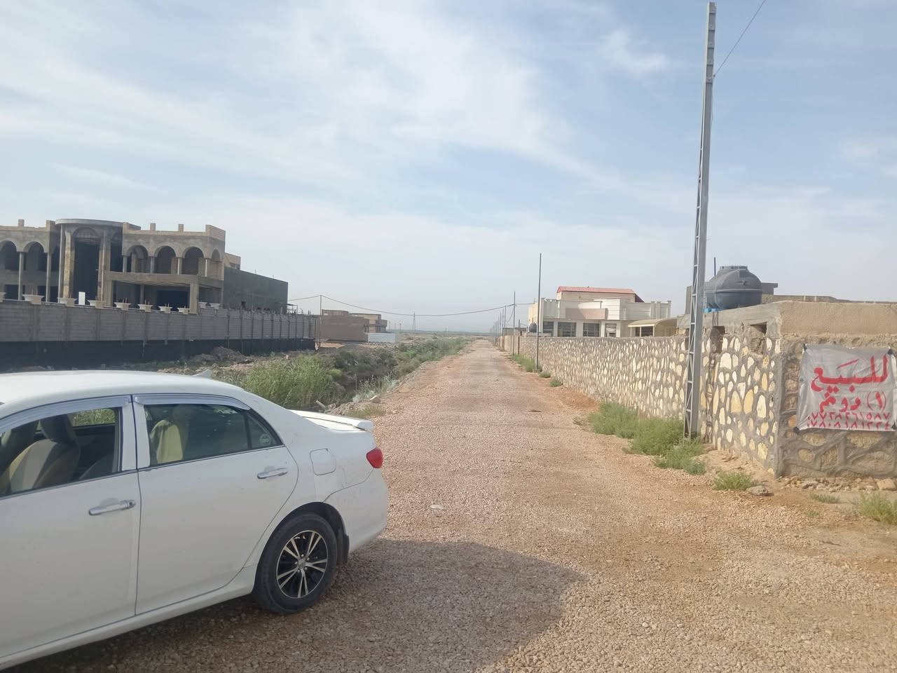 قطعه ارض على طريق السده قبل السجه قبل البانزين خانه السلامين متوفر خدمات كامله مي كرهباء على شارع سبيس ارض طابو زراعي سند 25 باسمي المساحه 1000 ***********
