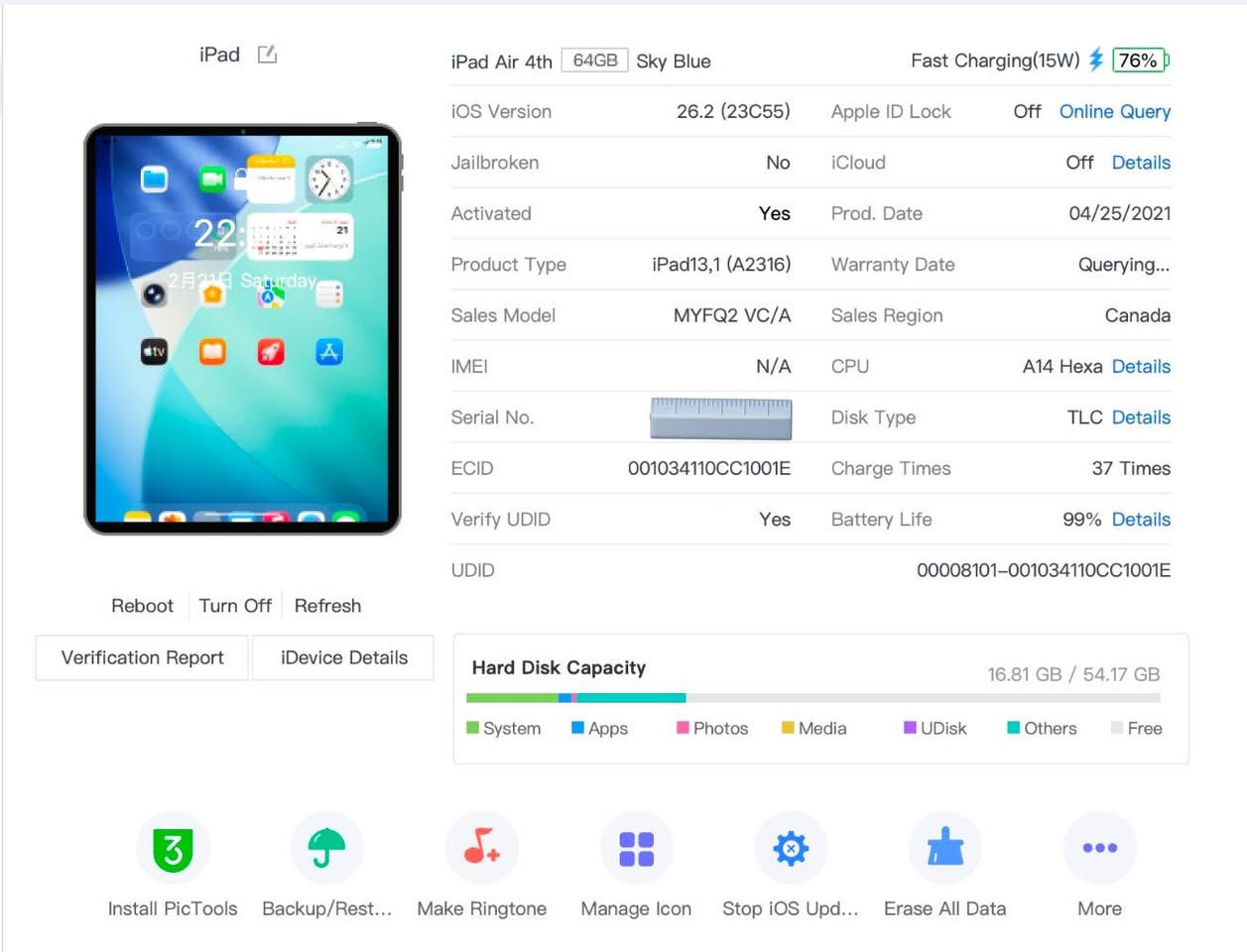 للبيع
iPad Air 4th (4th generation)
ايباد اير الجيل الرابع

شاشه 10.9

مساحه 64GB

بطاريه 99‎%‎

حاله ممتازه  بدون اي ملحوظات
المكان القاهره


**إذا كنت صاحب هذا الإعلان وتريد حذفه لأي سبب، رجاءا أرسل رسالة إلى الدعم الفني**