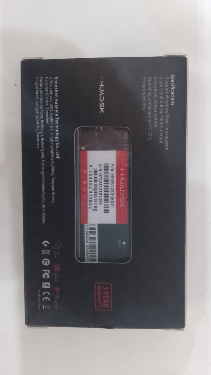 هاردات m.2
512 براند Huadisk
السعر 70
256 براند Bestoss
السعر40
256 براندssd sata Orico 
السعر 45
يتوفر توصيل لكل المحافظات


**إذا كنت صاحب هذا الإعلان وتريد حذفه لأي سبب، رجاءا أرسل رسالة إلى الدعم الفني**