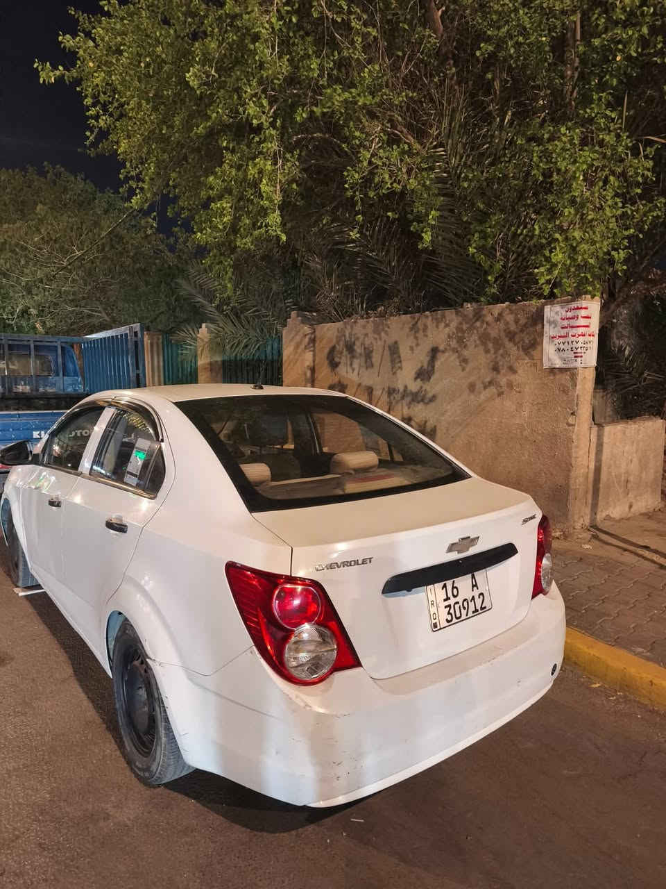 شوفرليت سونك 2012 خليجي
المحرك 1800
محرك وكير فوووول
رقم انكليزي 
السنوية بأسمي لحد 2029 تحويل مباشر
مكاني كربلاء
موبايل ***********
السعر 55  .... بيع مستعجل
