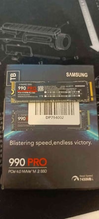 هارد m.2 ssd داخلي واحد تيرا سامسونك الاصلي  🔹 السرعة: 7450 قراءة / 69...