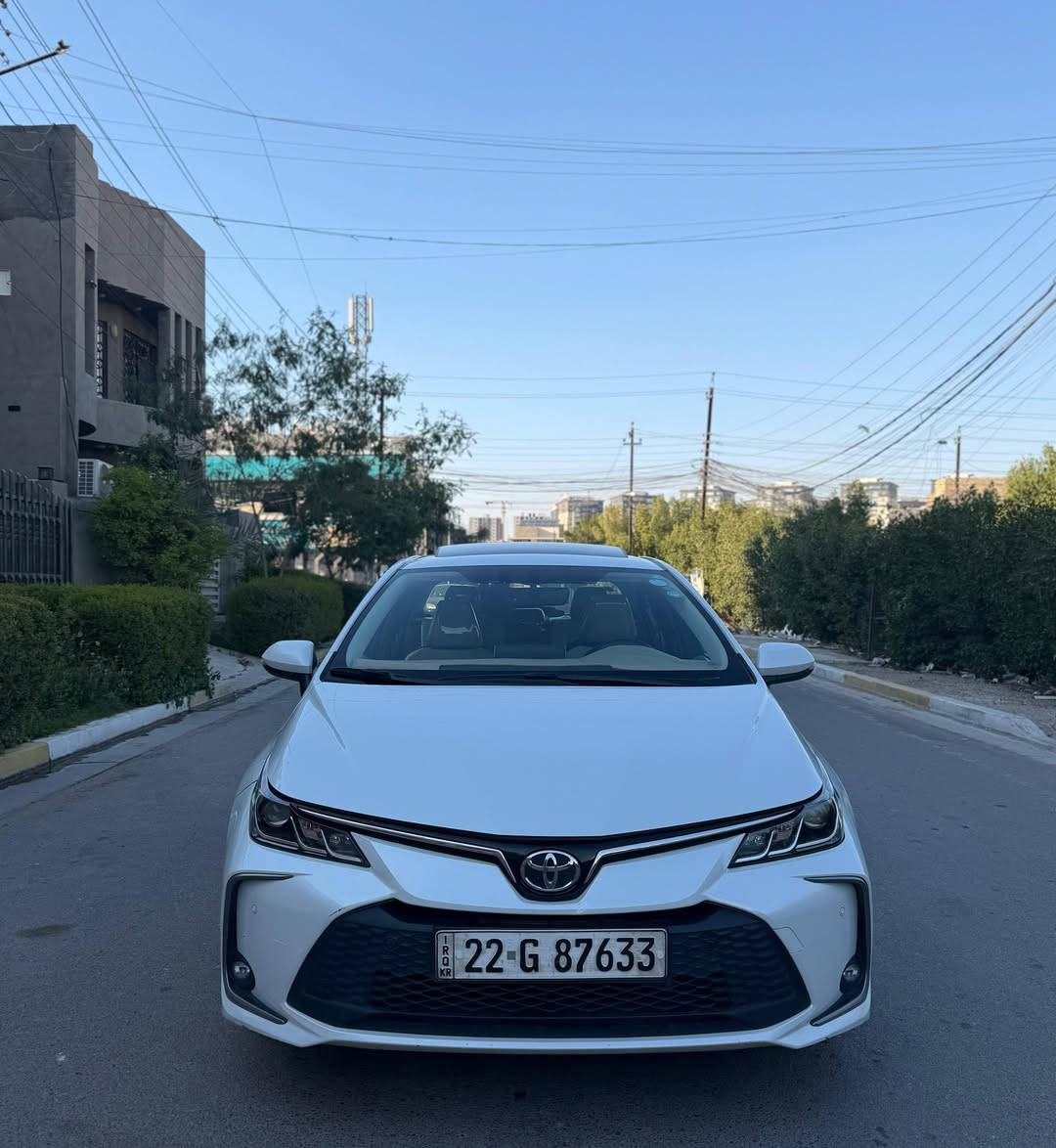 كورلا خليجي شركة جيهان
رقم اربيل بأسمي تحويل او وكاله
الموديل 2023 (خليجي ) بانزين
ماشية 44 ألف كم

🛑السعر  _172 وبيها مجال 

المحرك : 1.8 .  GLI
فتحة سقف 
بصمة تشغيل
شاشة اصلية مع كاميرا
عداد سرعة ديجتل
درايف مود( Sport_Normal)
تبريد قطعتين
تبريد بيانو
حساسات اصلية 
مري جانبية كهرباء
تحكم ستيرن
الانارة الداخلية زنون
لايت هايلوجين+كشافات زنون
ويل كب
مدخل usb +type_c
مخرج منفذ الطاقة
دبل ايرباك
نظام abs
العنوان : بغداد - الدورة
للأستفسار ***********
