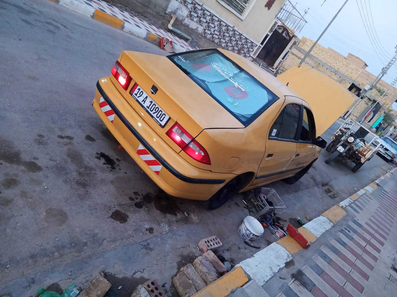 السلام عليكم سمند مديل 12كرستال رقم كربلاء دولي تحويل ثاني يوم مطلوبه غرمات 200الف وهيه مصلوبه 35الف خط جوال مكينه وكير وحداديه وطخم تاير كله جديد تبريد ععوز راديتر فقط وغاز السياره جاهزه وحله من الصور مكاني ذي قار سوق الشيوخ سعره 29وبيه مجال بسيط حق الجيه ***********
