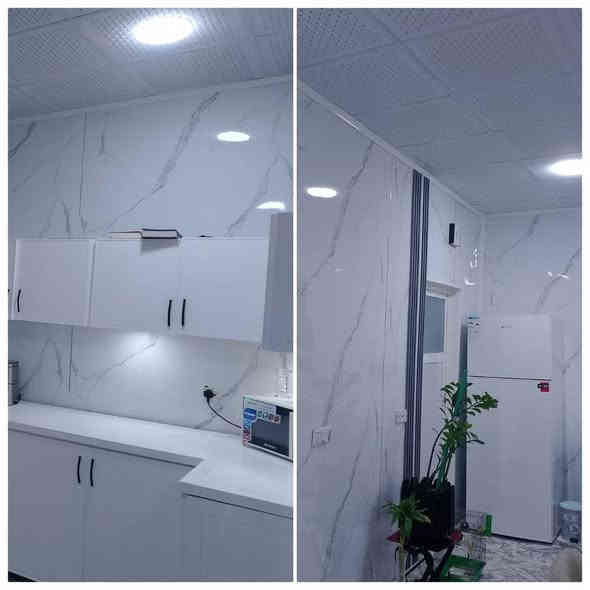 الحمدلله  تم انجاز  العمل في بيت
&&&&** كاك زياد   **&&&&
 < ديكور مطبخ ( بديل رخام + بديل خشب+ سقف ثانوي + اناره +كهربائيات) 
              في منطقة{{ ملك شاه}} 
                   أتمنى ينال أعجابكم 
           
          “”’’;;,, ديكورات خانقين ,,;;’’””
             ~~** كروب عمل **~~ 
ديكورات بلاستك_تغليف جدران_سقوف ثانويه
     وتأسيس كهربائيات كافة البنايات

بأسعار مناسبه وضمان العمل      {{[[<<***********>>]]}}ا
