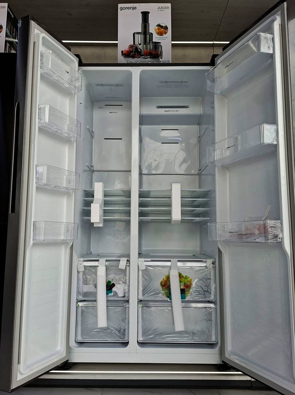 عرض خاص على ثلاجة جورنجي سايد باي سايد🔥🔥 فقط بسعر الجملة + هدية ولفترة محدودة 
#معرض لورنس للأجهزة الكهربائية
وكيل معتمد لأفضل الماركات:
HITACHI • Hisense • DLC • gorenje • Fakir • BiSSEll
العنوان📍: الموصل – حي الوحدة –قرب جامع الصابرين
للطلب والاستفسار الاتصال ع الارقام التالية :
كورك / ***********
اسيا  / ***********
