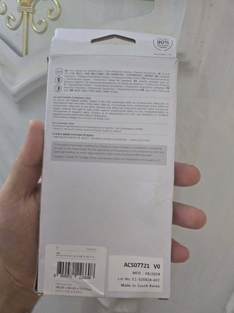 سلام عليكم
حافضة اصلية من شركة spigen العالمية 
جديدة لوك 
لل XL
تواصل خاص
موجود توضيل


**إذا كنت صاحب هذا الإعلان وتريد حذفه لأي سبب، رجاءا أرسل رسالة إلى الدعم الفني**