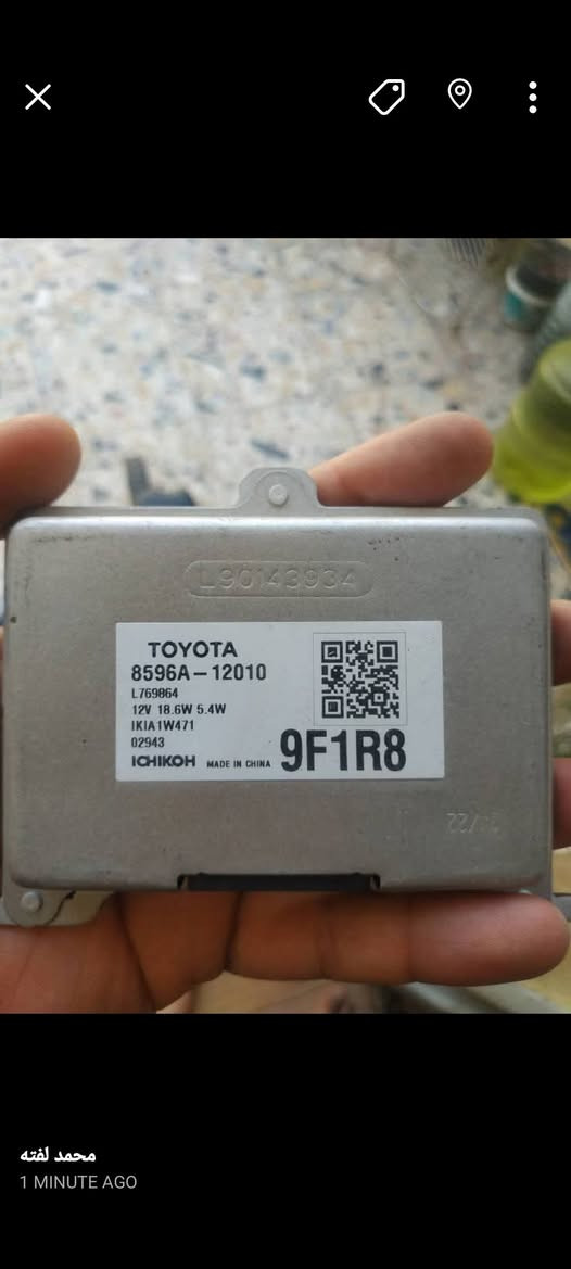 السلام عليكم 
اخوان 

متوفر لايت كورلا جهةالسايق موديل 23 هايبرد ابو اللد Le كلش كلش جديد 
مال تفصيخ بي الماسكات مكسره بس 
سعره 200 دولار 
مكاني البياع 
***********
وعندي كارت لايت كذلك مال تفصيخ وعدسات كلمن سعرها
والفلينه ب25
