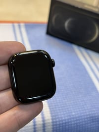 Apple watch s10 ساعة ابل جيل عاشر حجم 42 ملم اللون الاسود بطارية ونظاف...