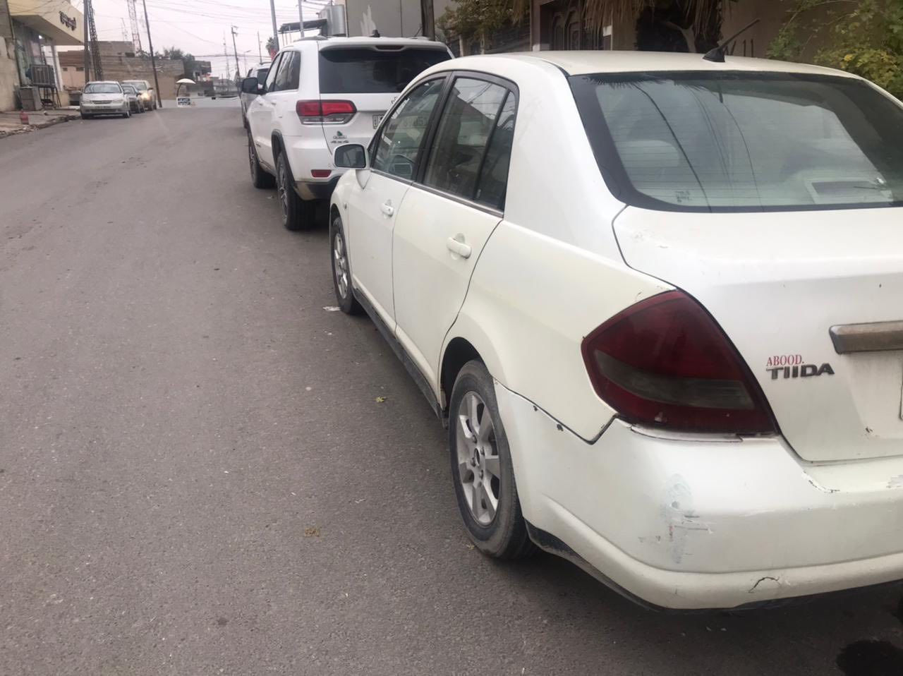 نيسان تيده موديل 2007 كابون بانزين كير ومحرك شرط كير عادي 68 $ / ***********
