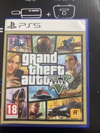 لعبة GTA V بلي 5 نضافة 100‎%‎ مشتغلة مرتين للبيع سعر 25 الف دينار مكان...