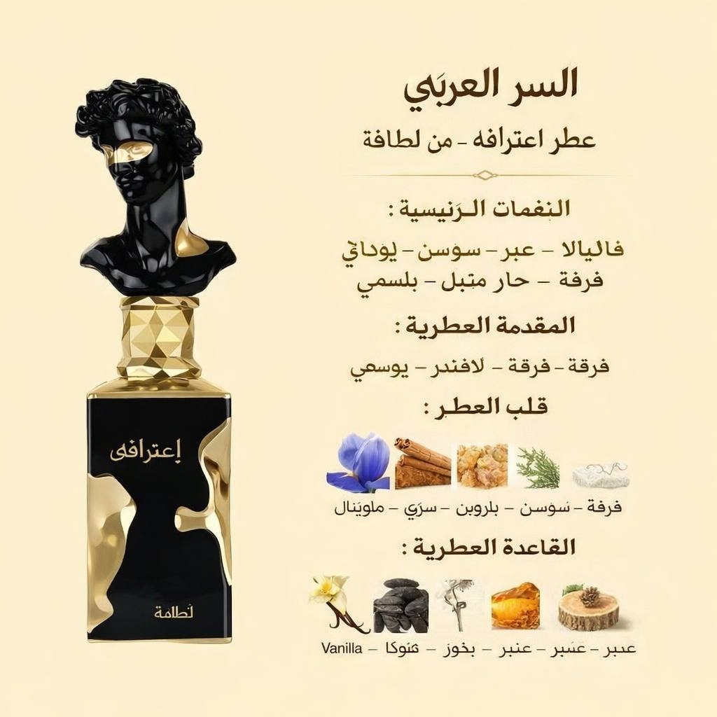 عطر HER Confession✨🖤
للرجال والنساء من لطافة 

Lattafa Her Confession EDP For Women100 ml🤍🤍🔥 #بديل عطر بلونش بت لي ليكيد ايماجينير 100مل او دو برفيوم

عطر "هير كونفيشن" من لطافة هو عطر ساحر للجنسين، يوازن ببراعة بين الدفء والغموض والأناقة. يبدأ بمزيج آسر من القرفة والنفحات الغامضة، ليخلق بداية آسرة وجذابة. 
ومع انبثاق العطر، ينبثق قلب فاخر من الياسمين ومسك الروم والبخور، مما يضيف ثراءً زهريًا وعمقًا، بينما يُعزز الماهونيال العطر بلمسة رقيقة وساحرة. تُضفي نفحات حبوب التونكا والمسك والفانيليا قاعدةً حسيةً تدوم طويلًا، تاركةً أثرًا من الدفء والجاذبية. "هير كونفيشن" هو العطر المثالي العصري الذي ينضح بالثقة والسحر ولمسة من الغموض، مما يجعله مثاليًا لأي مناسبة.
✅الروائح العليا: القرفة والغموض
✅الروائح الوسطى: الياسمين، مسك الروم، البخور والماهونيال
✅الروائح الأساسية: حبوب التونكا، المسك والفانيليا
المنشأ الإمارات الأصلي 🇦🇪 

سعر التوصيل 4 لجميع محافظات العراق


**إذا كنت صاحب هذا الإعلان وتريد حذفه لأي سبب، رجاءا أرسل رسالة إلى الدعم الفني**