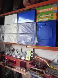 صندوق ستوته • أسود أبيض أزرق • جلولاء