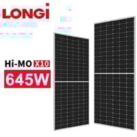 ألواح لونجي 𝗛𝗶-𝗠𝗼 X10  الأصلية - الآن في مستودعاتنا بقدرة 645w َ---  -...