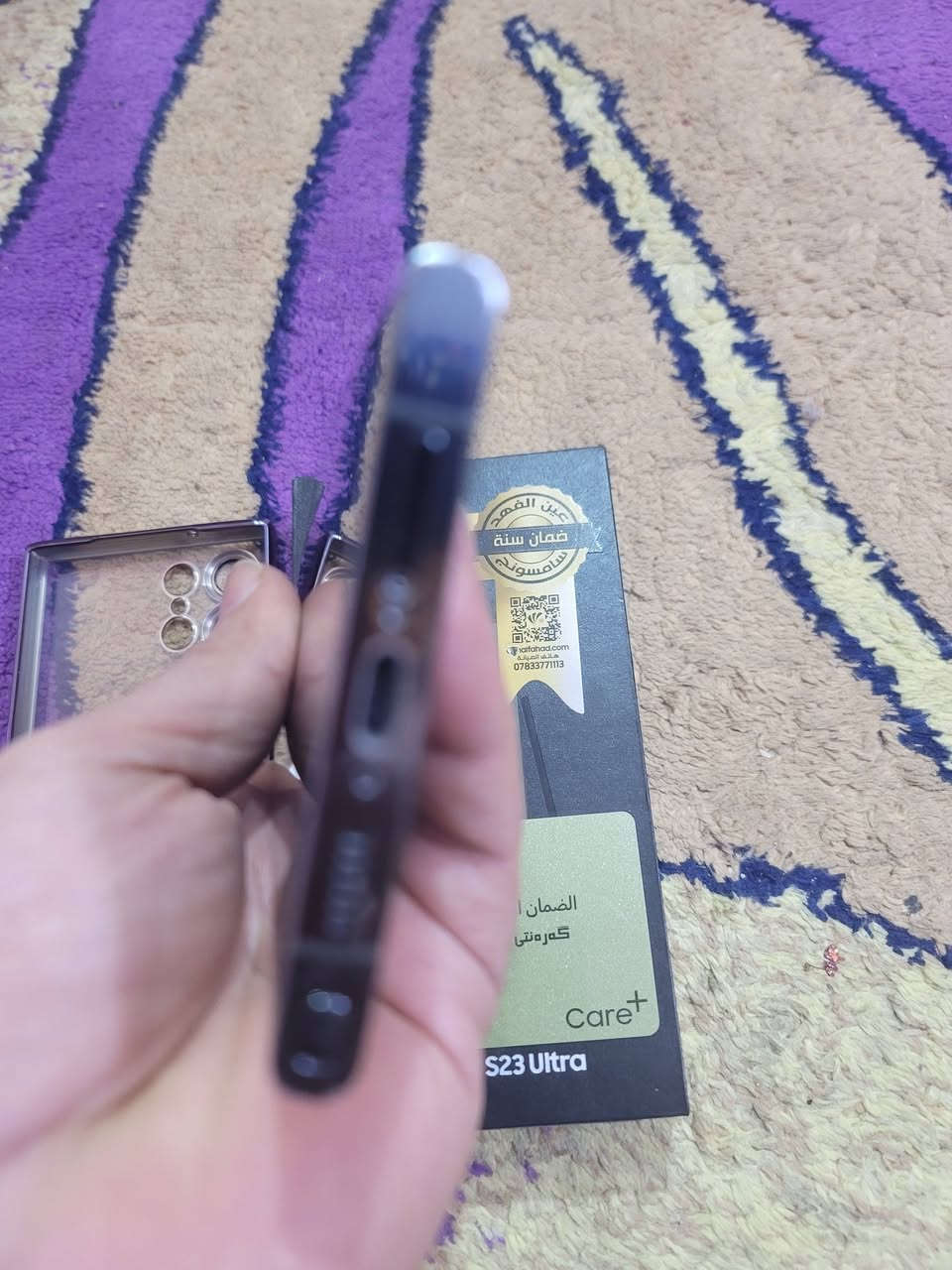 سلام عليكم أس ٢٣ الترة مبدل الضهر مالتة فقط الجهاز نضيف شخط ما بي الذاكرة ٢٥٦ المكان الحبيبية الرقم*********** قفل ٦٠٠
