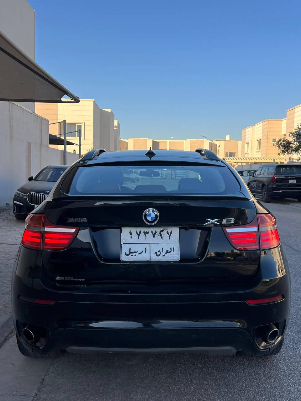 من رخصة الادمن سياره للبيع 
السياره BMW.2013 خليجيه وكاله العروش بدون حادث بيها صبغ ربع باب الصدر..المقدمه البجم كله محدثه 2018  X6 M لايتات زنون دوار.. محرك 6 سلندر تيربو المرغوب حجم 3000 55n توين تيربو خمس كامرات حساسات امامي خلفي. دفييدي جنجر 6 اقراص بالإضافة الي دفيدي عدد 2 بالدشبول والحصان الخلفي شاشه خلفيه.فتحه سلايت ابواب شفط جنطه كهربائي فور ويل كشنات وتجاوي كهرباء.برادات خلفيه استيرن متحرك كهرباء مرايات شفط اناره ترحيب بلباب فوق وتحت تخم تايرات جديده وبيها بعد مواصفات هوايا.السعر 215 ورقه ***********
