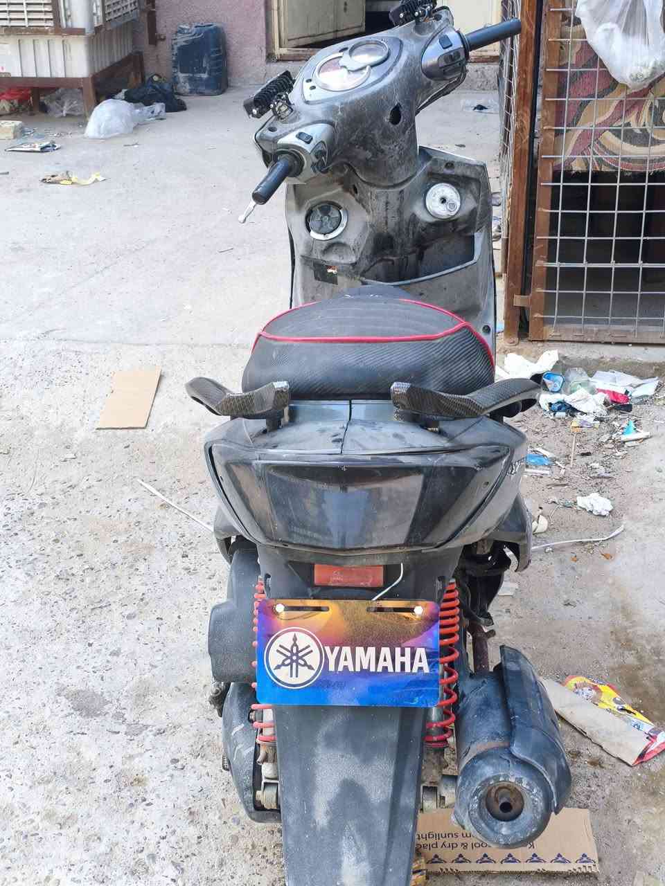 دراجة سكنس فحل نضافة الكفرات 80%
دراجة خير من اله شلعة ومعدل و بانزين محسن كلجات جديدة لايت عدسة ولايتات زنون خارجية ضواها نهار دراجة تخبل 

مكاني بغداد سبع قصور شارع ابو علي ***********
