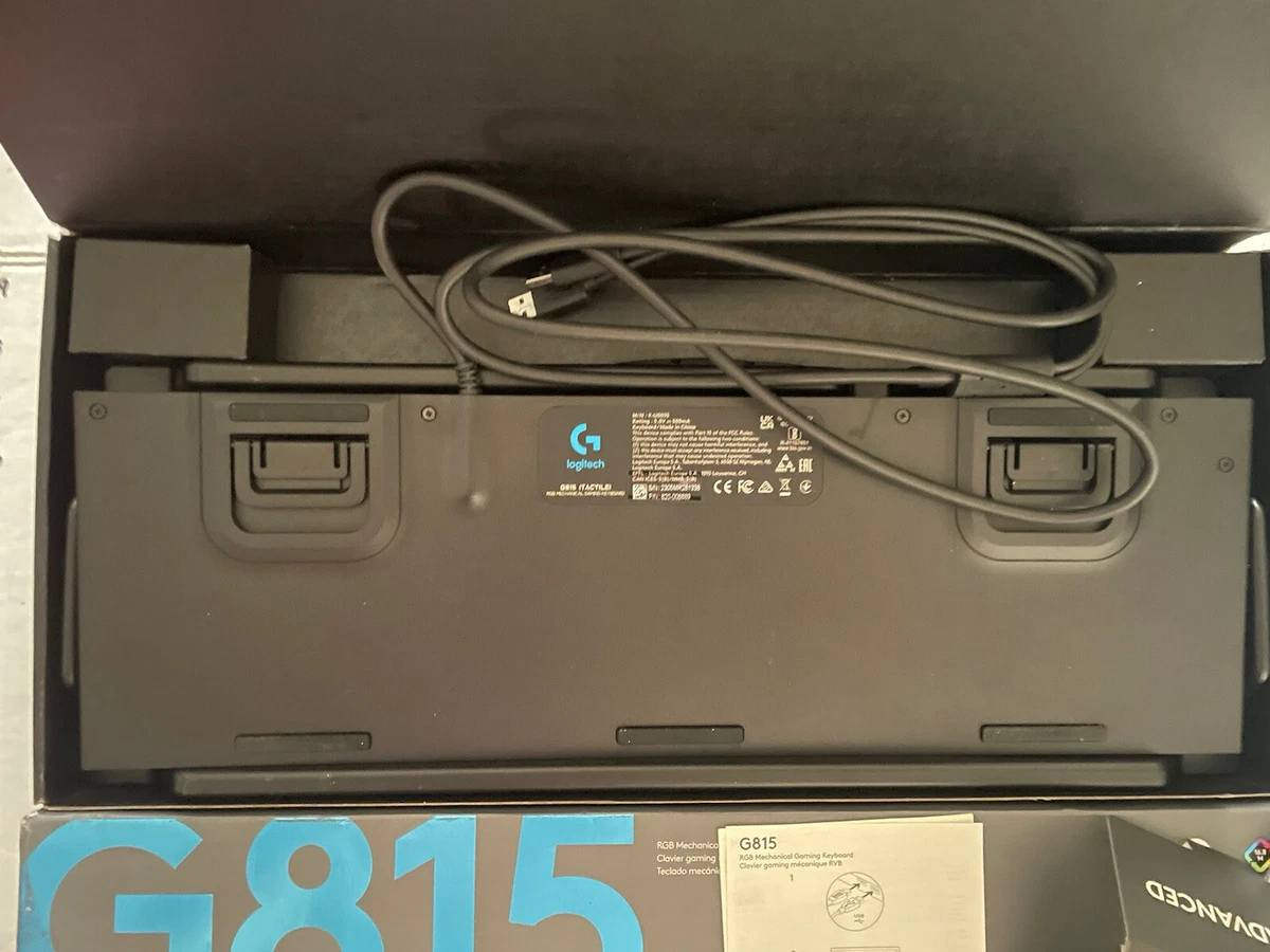اعلى سعر ابيع😳. 
لوحة مفاتيح الألعاب الميكانيكية Logitech G815 LIGHTSYNC RGB مع مفاتيح GL منخفضة الارتفاع تعمل باللمس، و5 مفاتيح G قابلة للبرمجة، ومنفذ USB إضافي، ووحدة تحكم مخصصة للوسائط - تعمل باللمس


**إذا كنت صاحب هذا الإعلان وتريد حذفه لأي سبب، رجاءا أرسل رسالة إلى الدعم الفني**