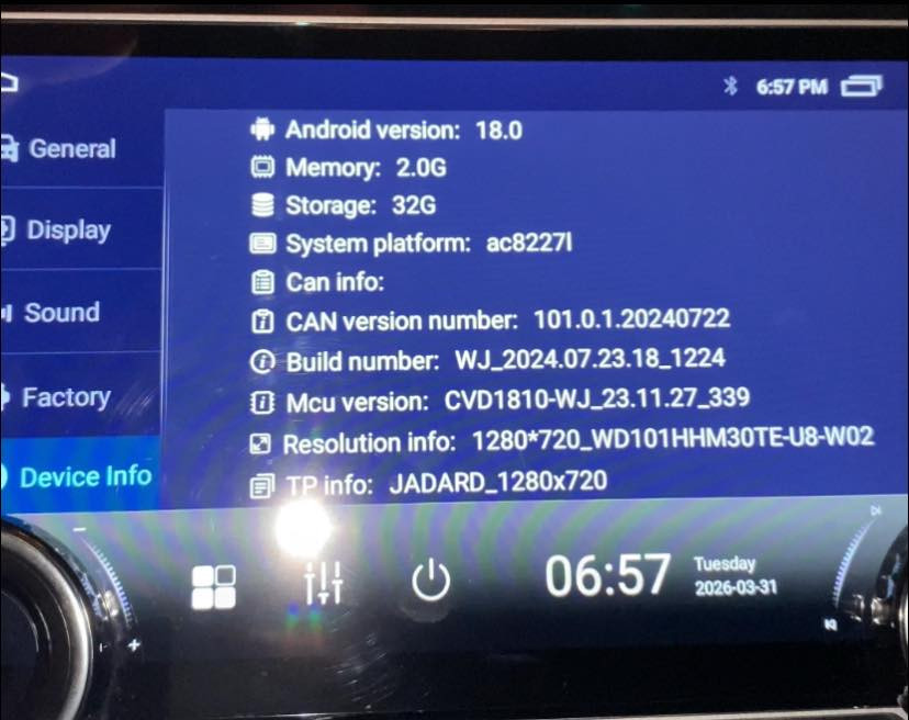 السلام عليكم شاشة سيارة للبيع دايموند 2K جديد 10.1 أنج بنظام أندرويد 18 احدث اصدار ، ذاكرة 2 جيجابايت و32 جيجابايت، معالج MTK8163، راديو ستيريو، مشغل DVD، نظام ملاحة GPS و Wi-Fi  ملحقات كاملة التفيدة ينطي سعر 
عنواني كربلاء


**إذا كنت صاحب هذا الإعلان وتريد حذفه لأي سبب، رجاءا أرسل رسالة إلى الدعم الفني**