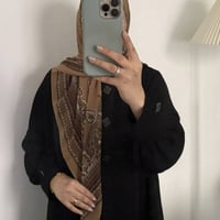 ربطة جرجيت • وسط ١١٠سم • سادة حاشية