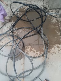 كيبل اربع خطوط ٢٠ متر  ٤×١٠  المتر ١٠ الاف 07719152453