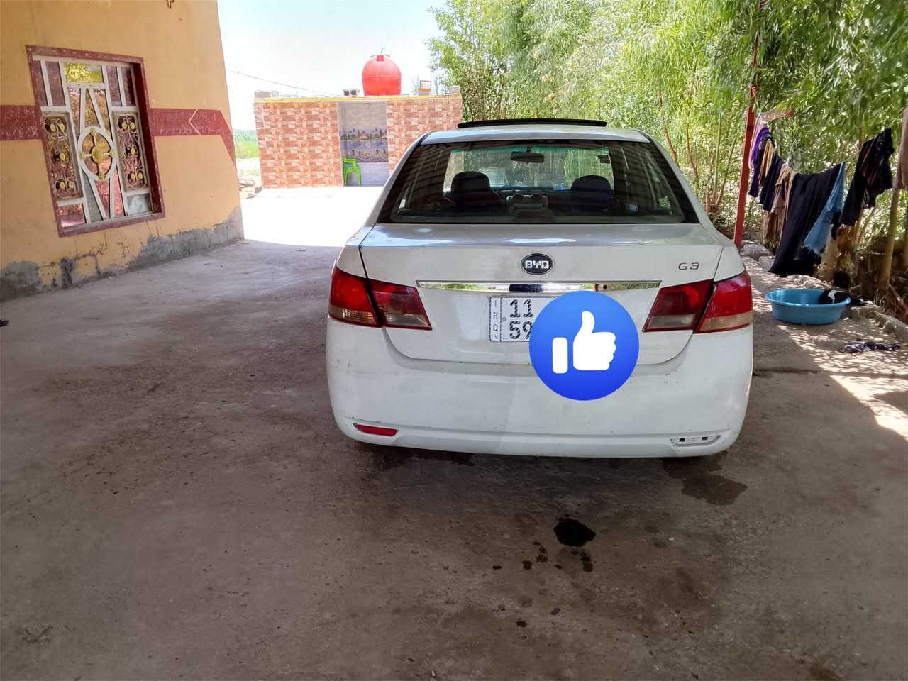 للبيع بي واي دي BYD G3 أوتو  موديل 2013
رقم بغداد انكليزي 
 تحويل ثاني يوم 
 مصفره غرمات
 مكفولة من كلشي لاتبديل ولاضربه ولاصبغ 
   كير مكينه كورله بيكاجو 
السعر 40 وبيه مجال 
مكان سيارة واسط الزبيدية 
الاستفسار على الرقم 
‏‪***********‬‏
***********

