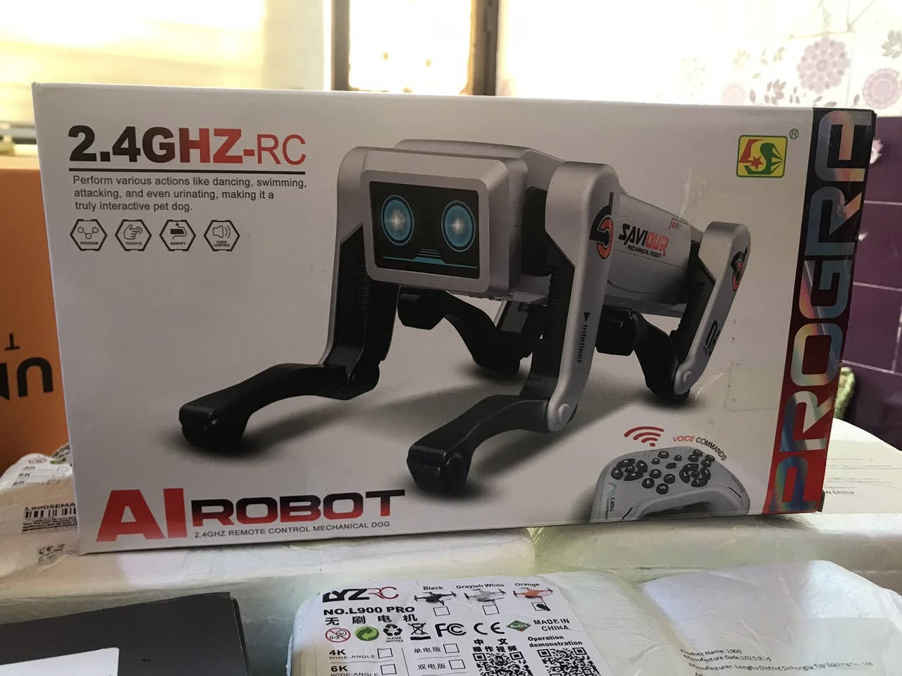 روبوت كلب ذكي 
باقي تفاصل خاص 
كبس شركه لوك 
مكان كركوك


**إذا كنت صاحب هذا الإعلان وتريد حذفه لأي سبب، رجاءا أرسل رسالة إلى الدعم الفني**