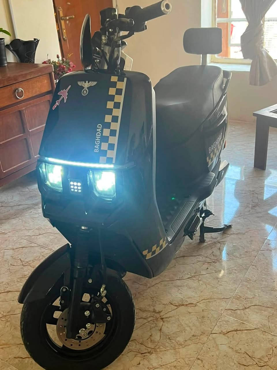 دراجه شحن شركه بغداد فول مواصفات موديل 26 بطاريات 6 بيه بك 4 سرع ملف 2000  السعر 650 وبيه مجال للشراي مكاني بغداد العامريه للاتصال ***********
