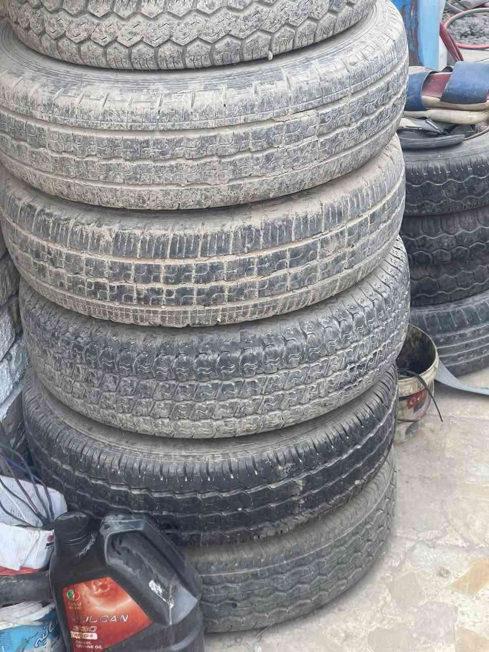 الزوج تاير امامي معه الويل ١٤ نضافه ٩٥ سعر ١٠٠ ويل خلفي بنكو جدد سعر تك ٣٠ اكسل مكفول سعر ٢٠٠ بغداد حيور ***********
