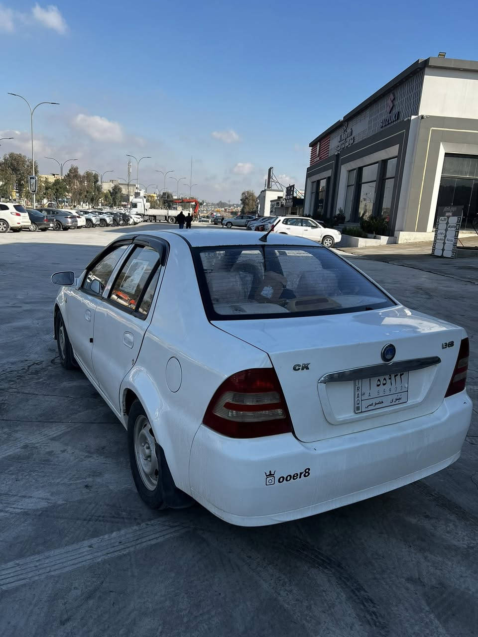 السلام عليكم 
للبيع فقط بدون مراوس او قسط 
سي كي 2012 بدون قطره صبغ 
سنوية 2018 ساقطة
كابون ورقي بيها 
طخم امامي وخلفي بشرط 
مكينه كورلا بشرط كير بشرط 
تايرات جدد 
وايرمنية شغال 
السعر 55 وبيها مجال لشراي 
*********** واتساب موجود
