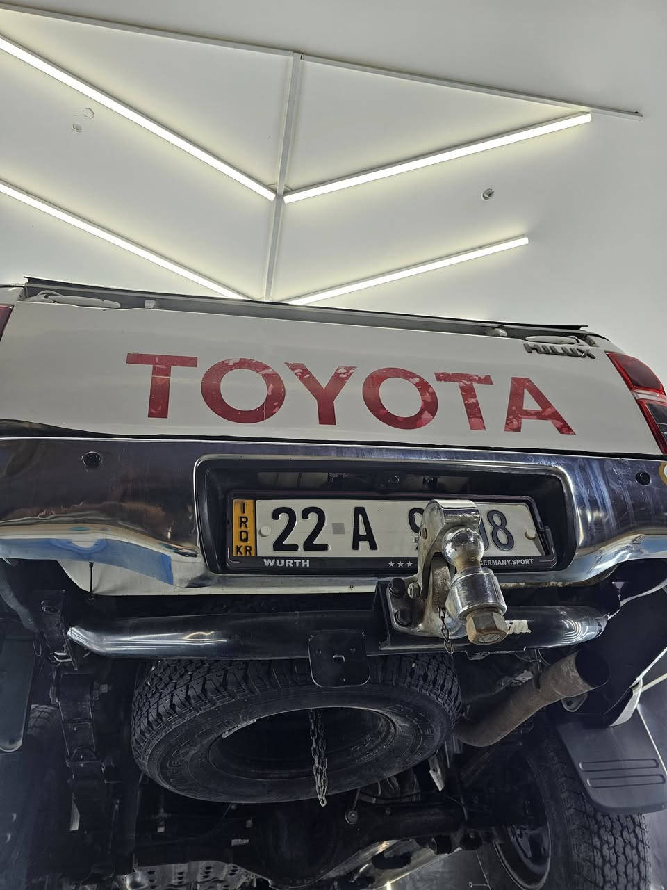 بيك اب تويوتا هايلوكس موديل 2014 كير اوتوماتيك رقم اربيل شمالي سعرها 220💰  سنوية مجددة لحد 2028 رقم جديد موجود في بغداد البلديات  ***********
