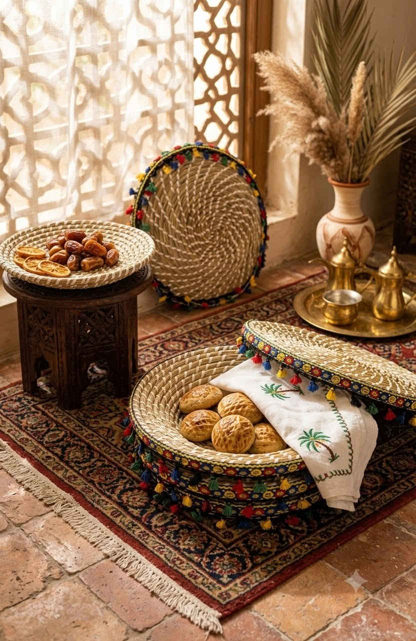 لمسة من دفء التراث العراقي بجمالية مودرن تناسب بيتكِ! 🇮🇶❤️
وصلت الآن تشكيلة الأطباق والسلال التراثية المصنوعة يدوياً من خوص السعف الطبيعي 🌾. القطع المثالية اللي تجمع بين عبق الماضي وأناقة الحاضر، لتضيف لمسة مميزة ودافئة لأي زاوية ببيتكِ أو طاولتكِ.
السعر 7 الف للقطعة فقط
💡 ليش هذي القطع لازم تكون ببيتكِ؟
• شغل يدوي احترافي (Handmade): منسوجة بكل حب ودقة وبخيوط بيضاء متداخلة تمنحها متانة مضاعفة وشكلاً هندسياً ساحراً.
• ألوان مبهجة وتفاصيل كياتة: مزينة من الحواف بشريط ملون وتطريزات ناعمة من شراشيب الصوف الملونة (الأحمر، الأزرق، الأخضر، والأصفر) اللي تنبض بالحياة.
• متعددة الاستخدامات: تكدرين تستخدميها كطبق لتقديم الخبز والكليجة 🥐، أو كقاعدة مميزة لتقديم الفواكه، أو حتى كديكور حائطي (لوحات تراثية) يعطي الغرفة طابعاً دافئاً ومميزاً للعين.
🛠 المواصفات الكاملة للمنتج:
• المادة: خوص سعف طبيعي 100% (صديق للبيئة، خفيف الوزن، ومتين).
• التصميم: دائري تراثي معزز بضفائر خيوط بيضاء وشراشيب صوفية ملونة حول الحواف بالكامل.
• النوع: أطباق وسلال تقديم وتعليق متعددة الاستخدامات.
• العناية: سهلة التنظيف، فقط تمسح بقطعة قماش جافة أو رطبة قليلاً وتترك لتجف في الهواء.
• الاستخدامات الشائعة: تقديم معجنات، سلة فواكه، ترتيب الحاجيات، أو كديكور حائط فلكلوري.
خلي بيتكِ يحكي قصة أصالة وأناقة! ✨
تتوفر خدمة التوصيل لكافة المحافظات 🚗🛍️
التوصيل كربلاء 3 الف و 5 الف لباقي المحافظات  
#معرض_المعملجي_البيت_الالماني
العنوان كربلاء شارع سيد جودة عمود 1400⁩⁩⁩⁩⁩
#تراث_عراقي #خوص_السعف #أعمال_يدوية #ديكور_تراثي #سلال_خوص #تقديمات_ضيافة #ديكور_منزلي #أواني_تراثية #أصالة #العراق #تسوق_اونلاين #مشغولات_يدوية


**إذا كنت صاحب هذا الإعلان وتريد حذفه لأي سبب، رجاءا أرسل رسالة إلى الدعم الفني**