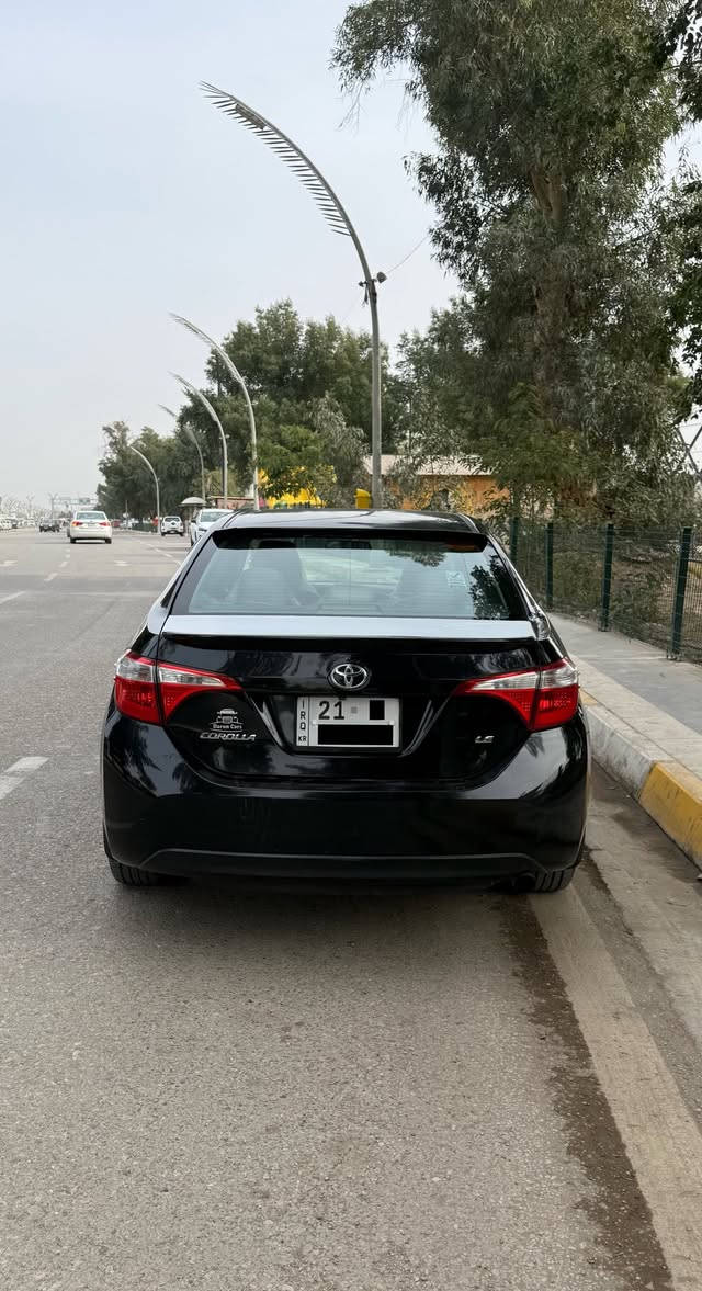 السلام عليكم
للبيع تويوتا كورلا 2016 LE وارد امريكي رقم سليمانية الدولي الجديد باسمي تحويل ثاني يوم محرك 1800 مواصفاتها ( تحكمات ستيرن ، شاشة كبيرة ، كاميرا خلفية ، مثبت سرعة ، وباقي موصفات الكورلا معروفة )
السيارة بيها 3 قطع صبغ بابتين و مباوك جاملغ خلفي صفحة عكس السايق بدون دواخل بدون ايرباك
السيارة خير من الله جاهزة بدون اي نقص ربع ماتصرف عليها

مكان السيارة / ديالى - بعقوبة 
للاستفسار / ***********

