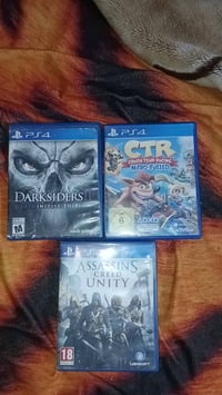 اقراص بلي فور • كراش • اساسن كريد يونتي