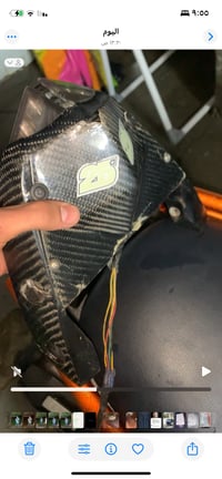 بك لايت نشال من دراجة بل معرض كاربون فايبر كامل شغال