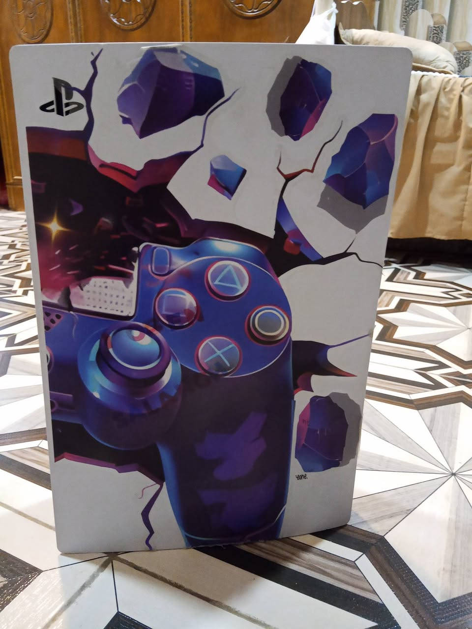 بلي 5فات مستعل نضيف مامفتوح كامل ملحقات 
الجوستك الاصليه مالته بي حسابين فيفا أنواع الواعيب بي تجي خاص واصورلك كلش هواي لواعيب بي بي فيفا 25 و26 وبي وبعد لعبتين للبيع سعر 550 للتواصل رقمي*********** مكاني بصره موفقيه
