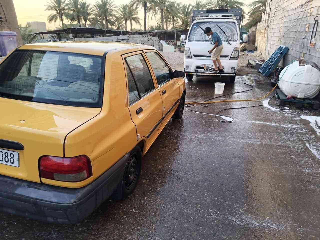 الاسلام عليكم
سايبة للبيع السيارة جاهزة كبل للشارع
تبريد ثلج كير مكينة خير من الله والسيارة كلهة علبلاد 
مصفرة هية وغرامات تحويل ثاني يوم
السعر ٣٥وبيهة مجال مكاني بغداد الشعب قرب صيطرت الشعب
رقمي ***********
