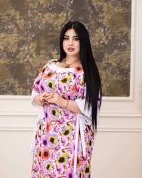 فستان نسائي • كشمير ثري دي • فري سايز ٨٥كغ