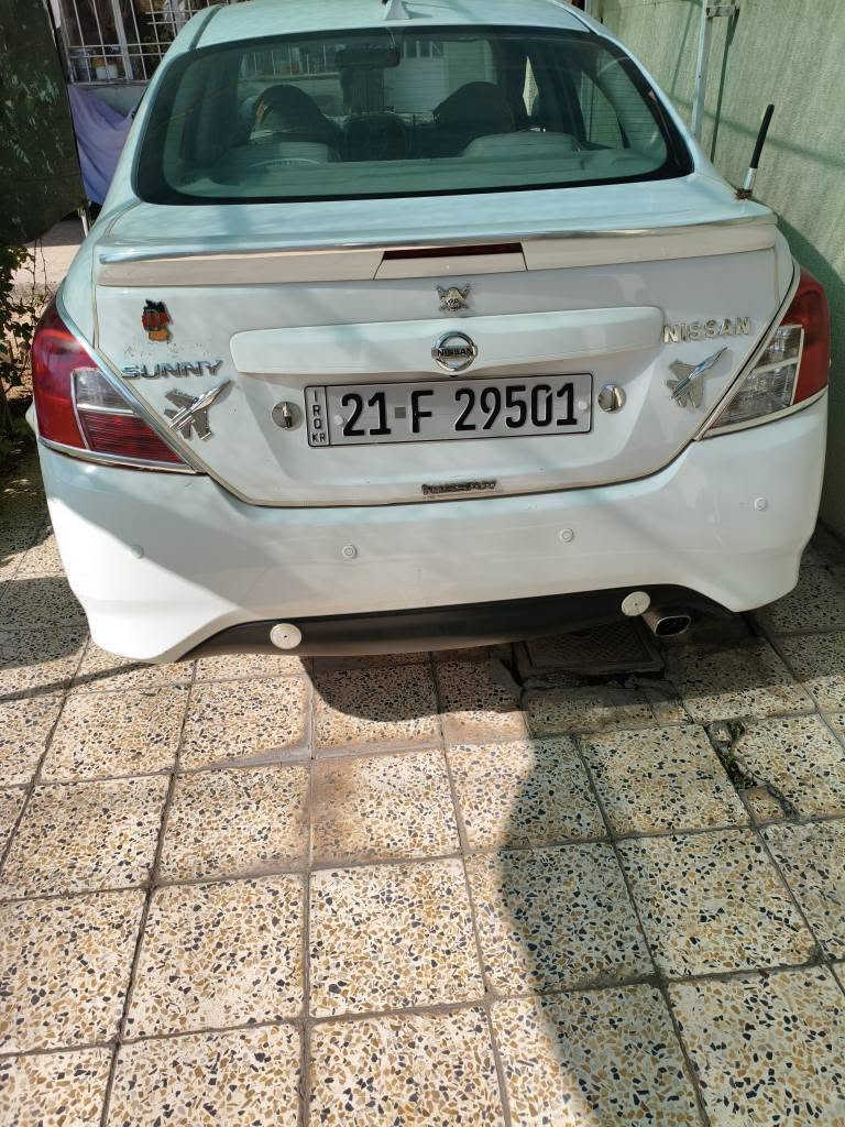 سيارة نيسان صني هندي موديل 2019حجم المحرك115گير اوتماتيك  مابيها ضربة ولا معجون صبغ كلين بيها رعصات قليلة بيها كوبون بانزين مكانها كركوك حي الواسطي قرب راس دوميز رقم سليمانية دولي شرط التحويل بيع ومراوس بسيارة تكسي حديث اتصل على الهاتف *********** او تراسل خاص كركوك, العراق
