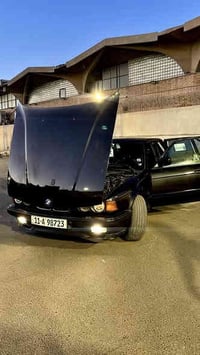 بي ام 730Li v8 موديل 1993 فول مواصفات للاخير شاشة وكامره وحساسات وبردا...